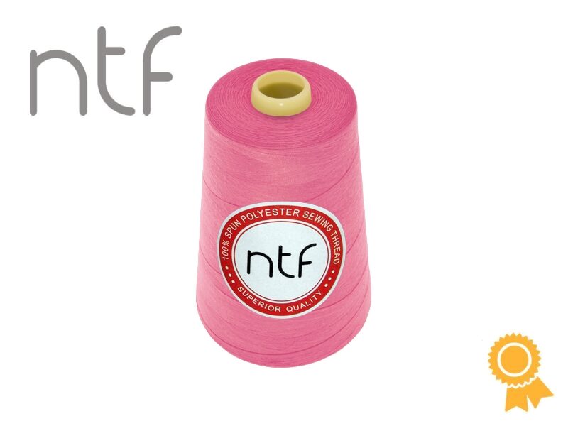 Poliestera diegs NTF 40/2 rozā A668 5000yd