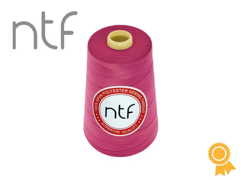 Poliestera diegs NTF 40/2 fuksijas sarkans A558 5000yd