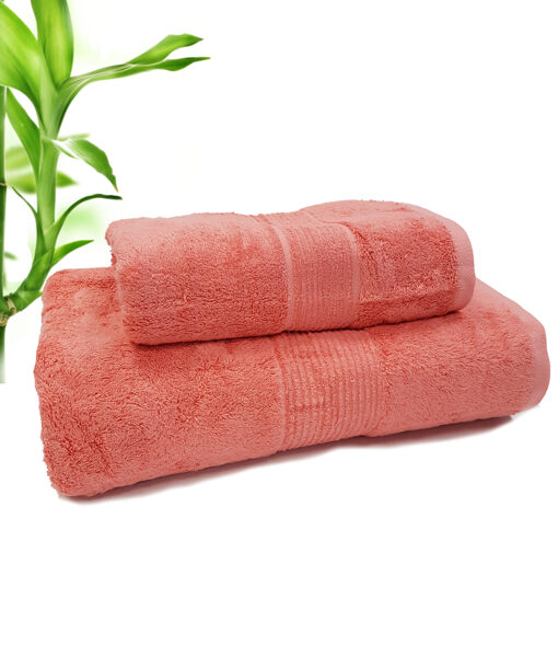 Bambusa dvielis Coral-Pink dažādi izmēri