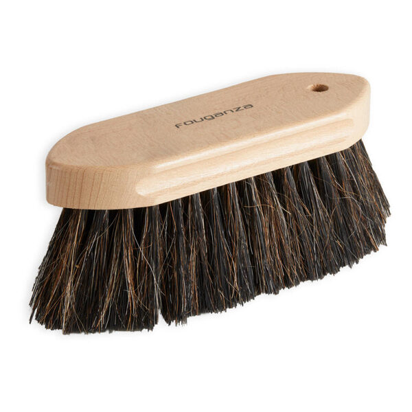Horse riding dandy brush with very soft bristles