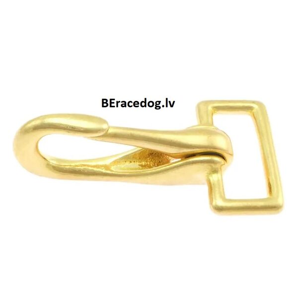 Misiņa karabīne 65 mm ar fiksētu gredzenu komplekts