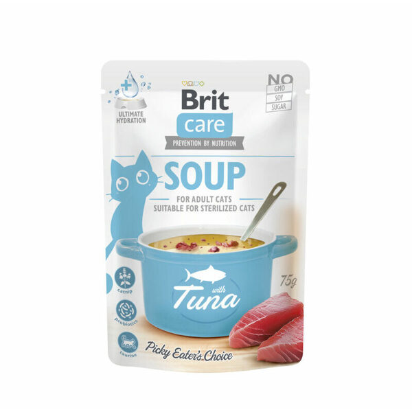 Brit Care Cat Soup Tuna zupa ar tunci kaķiem 75 g