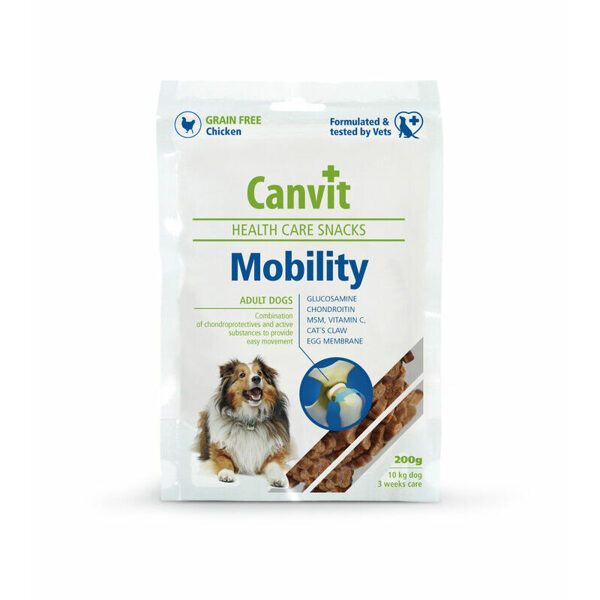  Canvit Health Care Snack Mobility 200g kārums suņiem