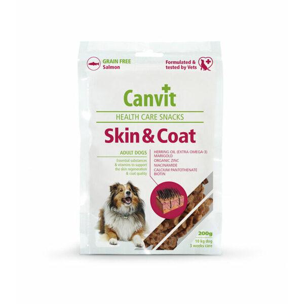 Canvit Health Care Snack Skin & Coat 200g kārums suņiem