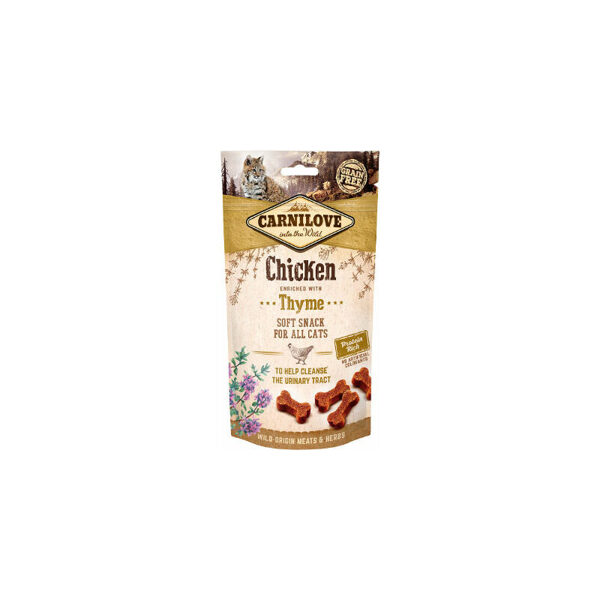 Carnilove Cat soft snack Chicken enriched with Thyme 50g
