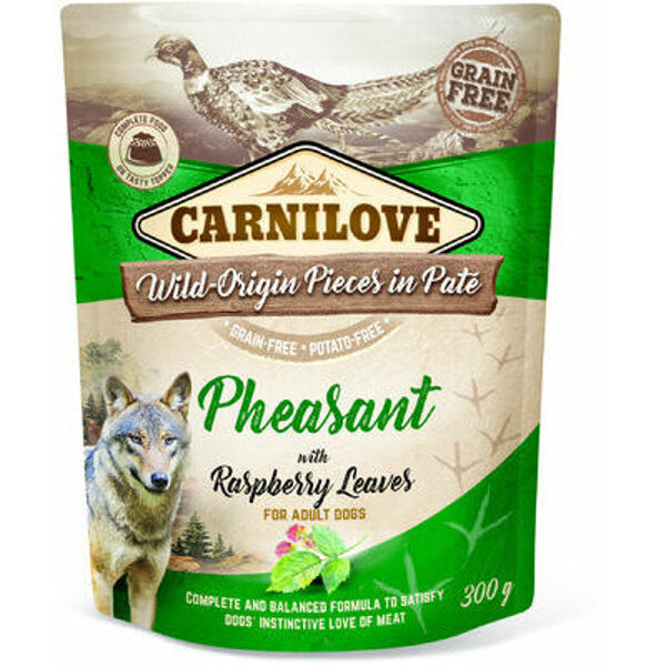 CARNILOVE Pate Pheasant with Raspberry Leaves 300g