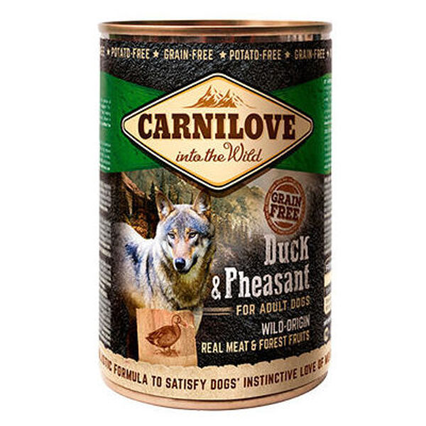 Carnilove Wild Meat Duck & Pheasant 400g konservi suņiem