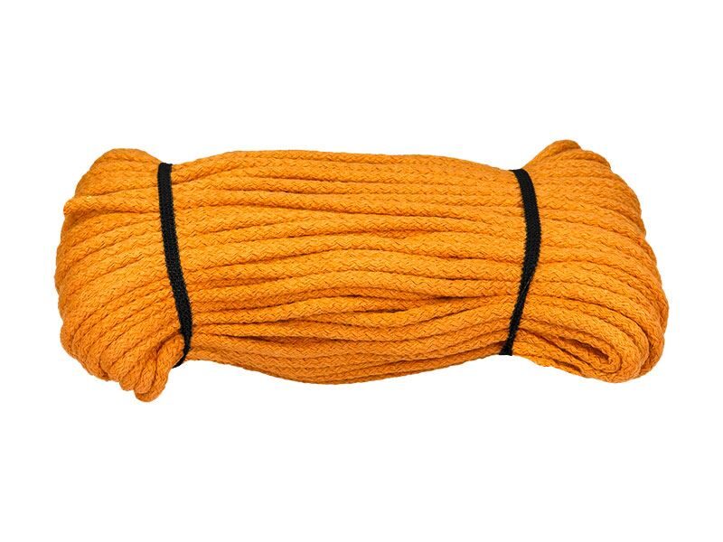 Dzeltena kokvilnas aukla 5 mm 50 m