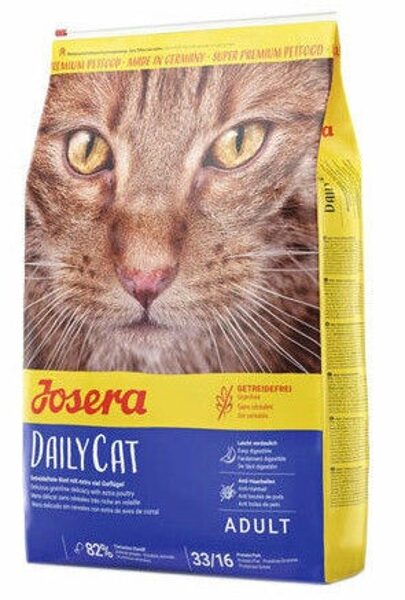 Josera Super Premium DailyCat kaķu sausā barība 10 kg (uz vietas)