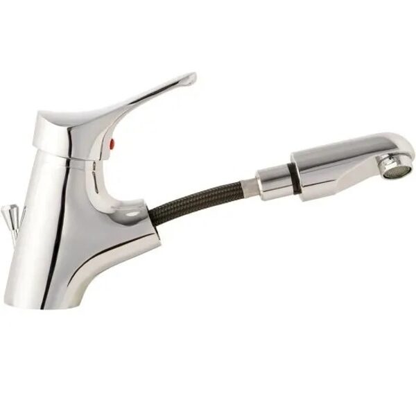 F.J.Schütte HOGA ATTICA mazgātnes maisītājs ar izvelkamu dušiņu un pop-up