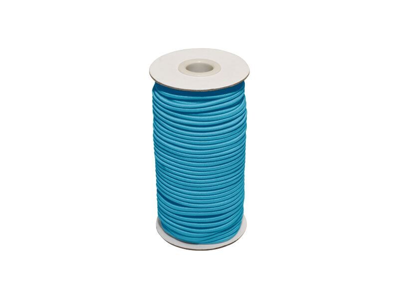 Elastīga poliestera aukla 3 mm zila 50 m