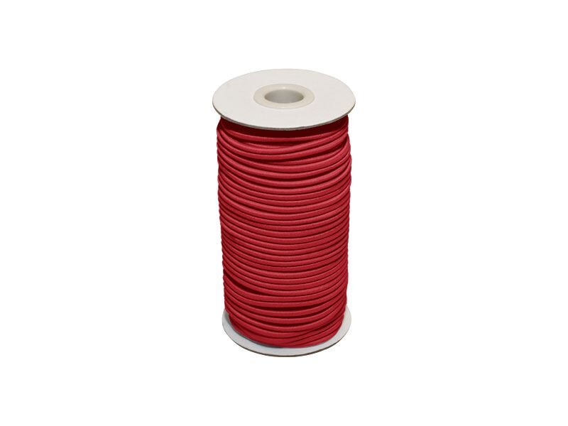 Elastīga poliestera aukla 6 mm sarkana 50 m