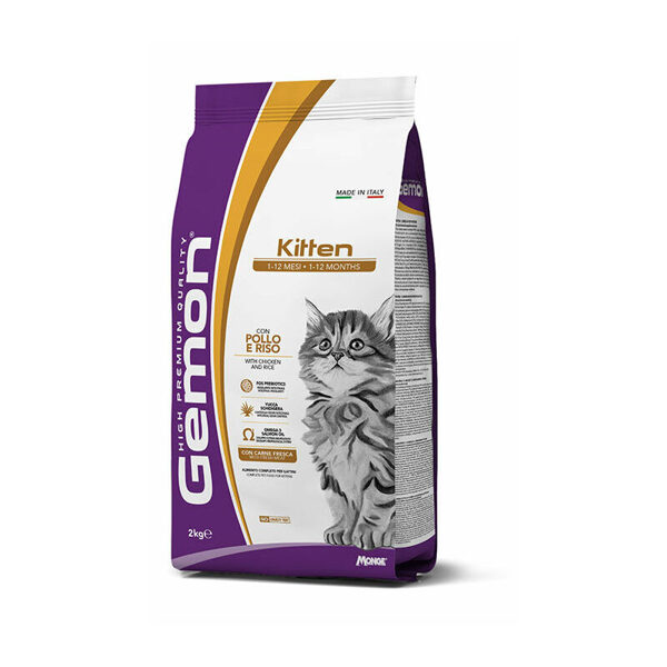 GEMON Cat Kitten with chicken and rice 2 kg