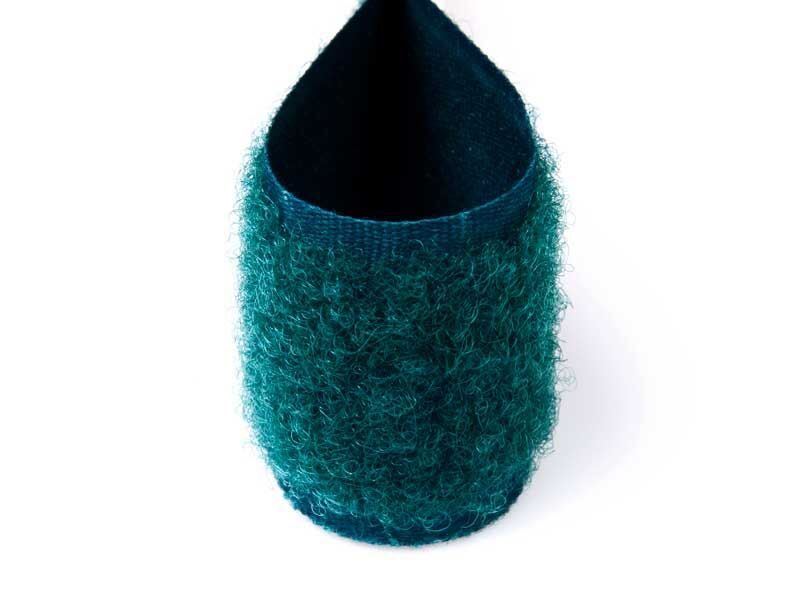 Velcro lenta - mīkstā daļa 16 mm tumši zaļa