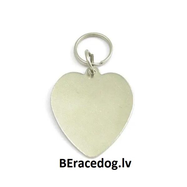 Suņa ID kaklasiksnas kulons SIRSNIŅA komplekts