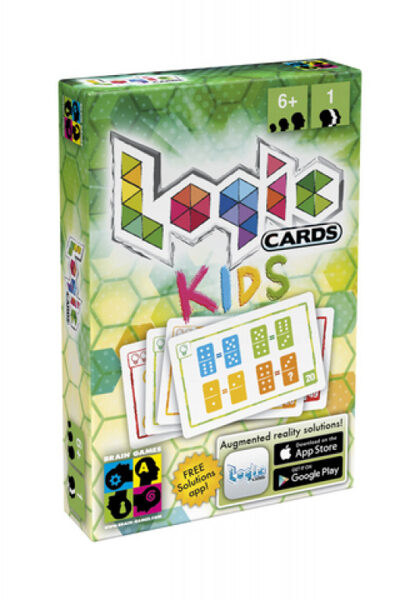 Brain Games Logic Cards Kids ZAĻA (ir uz vietas)