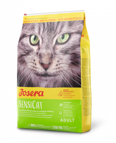 Josera Super Premium SensiCat kaķu sausā barība 400 g