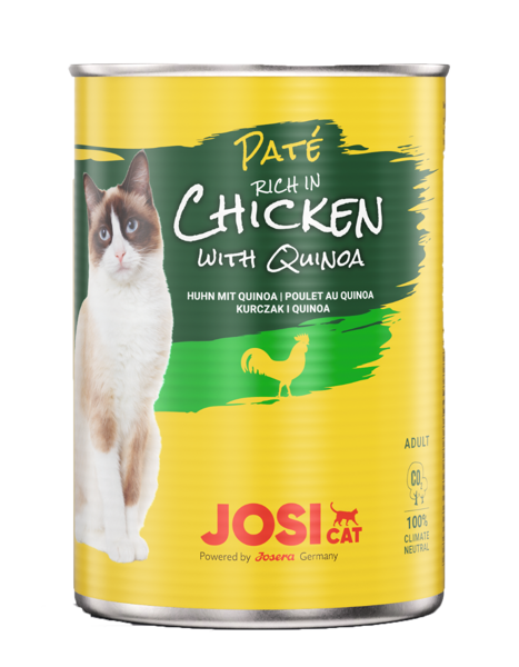 Kaķu pastēte Josera JosiCat Pate Chicken with quinoa 400 g