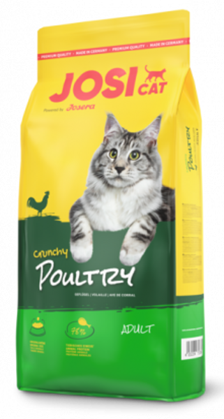 Josera Premium JosiCat Crunchy Poultry kaķu sausā barība 650 g
