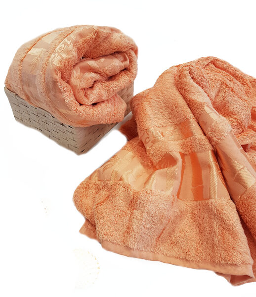 Bambusa dvielis 70x140 cm Orange