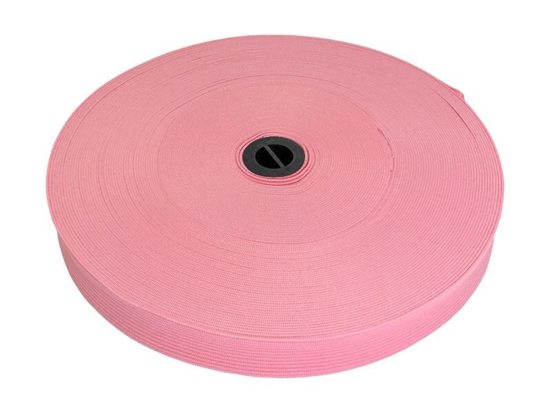 Elastīga rozā lenta 20 mm 25 m