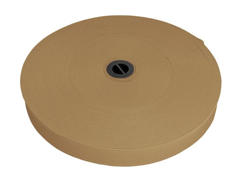 Elastīga Tumši bēša lenta 20 mm 25 m