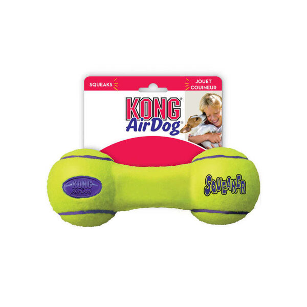 KONG AIR SQUEAKER DUMBBELL Large rotaļlieta hantele lieliem suņiem