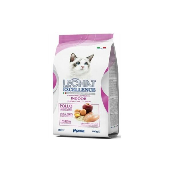 LECHAT Excellence Indoor 0,4 kg barība kaķiem