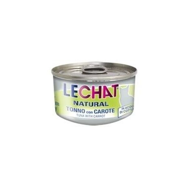LeChat Natural Tuna with Carrot 80 g konservi kaķiem