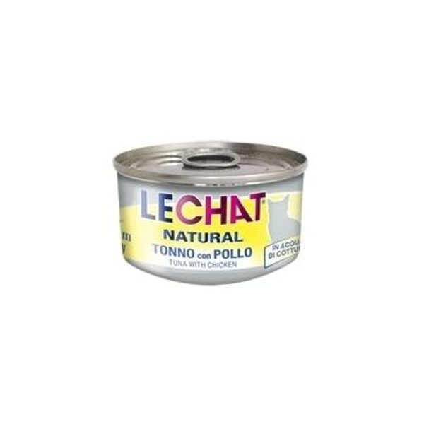 LeChat Natural Tuna with Chicken 80 g konservi kaķiem