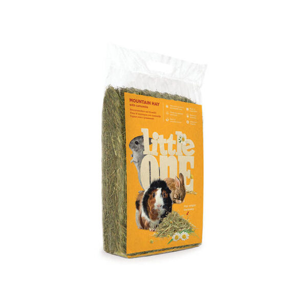 Little One Mountain hay with camomile, not pressed 400g siens grauzējiem
