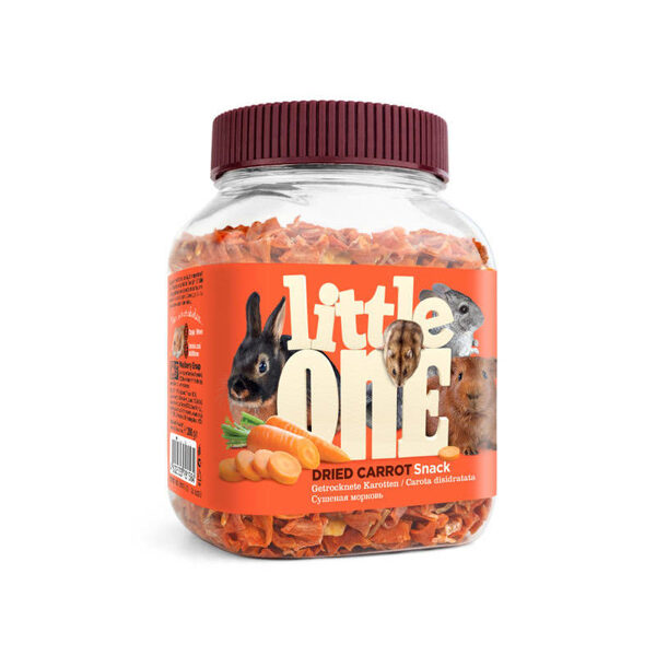 Little One snack "Dried carrot" 200g kaltētu burkānu uzkoda