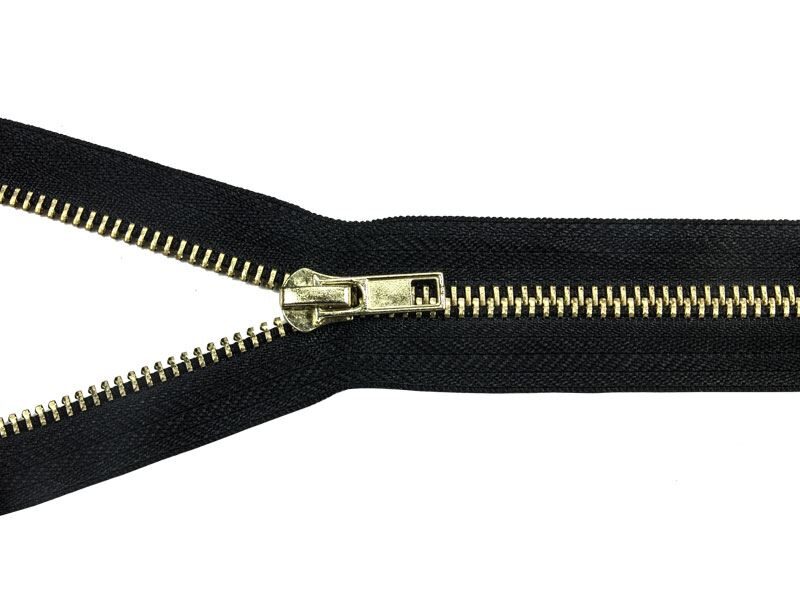 Metāla poliestera rāvējslēdzējs #5 18 cm melns