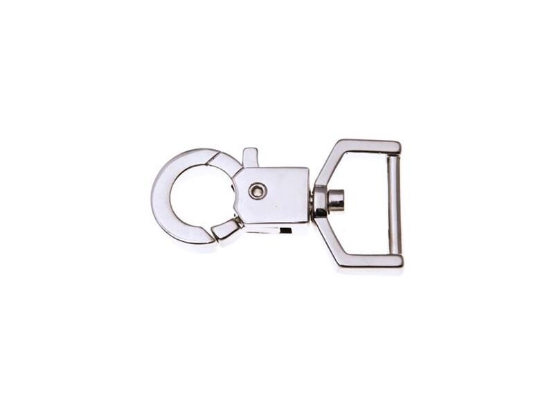 Spīdīga metāla karabīne 18 mm komplekts 25 gab.