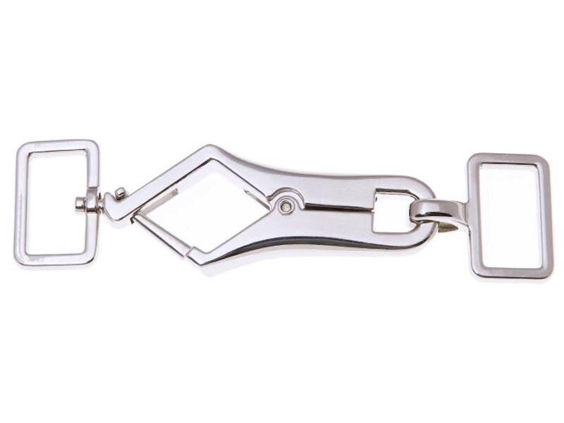 Spīdīga metāla karabīne 20 mm komplekts 25 gab.