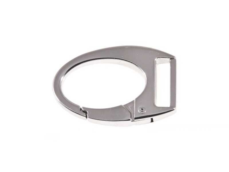 Spīdīga metāla karabīne 20 mm komplekts 25 gab.