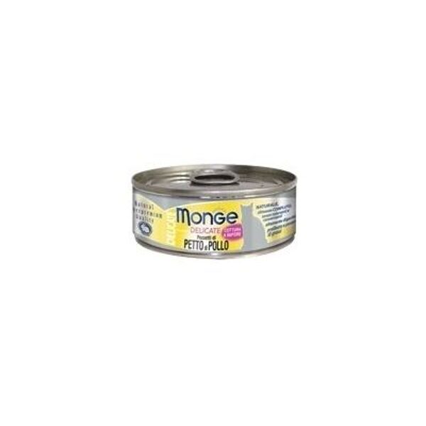 Monge Delicate Chicken 80 g konservi kaķiem
