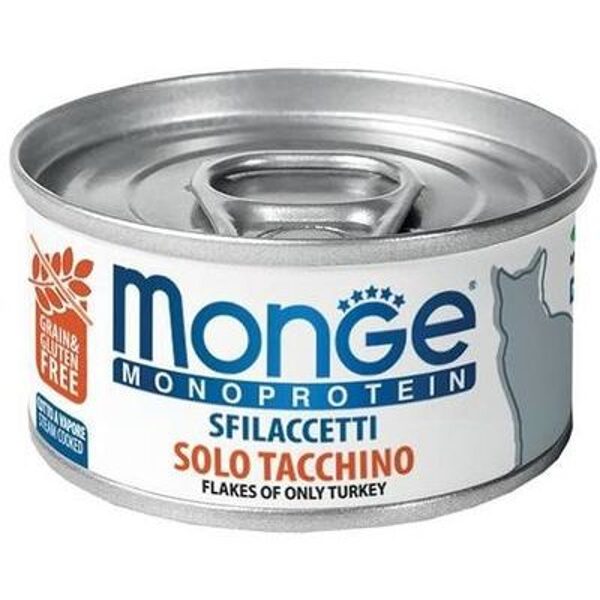 Monge Flakes Monoproteinic cat Turkey 80g konservi kaķiem