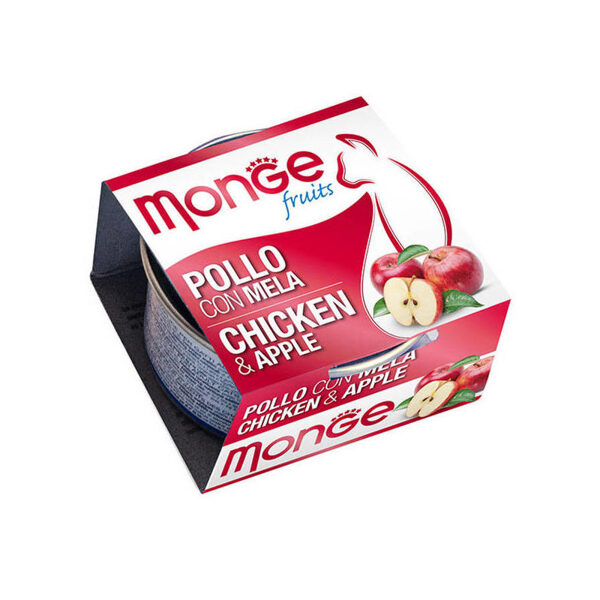 Monge Fruits Chicken & Apple 80 g konservi kaķiem