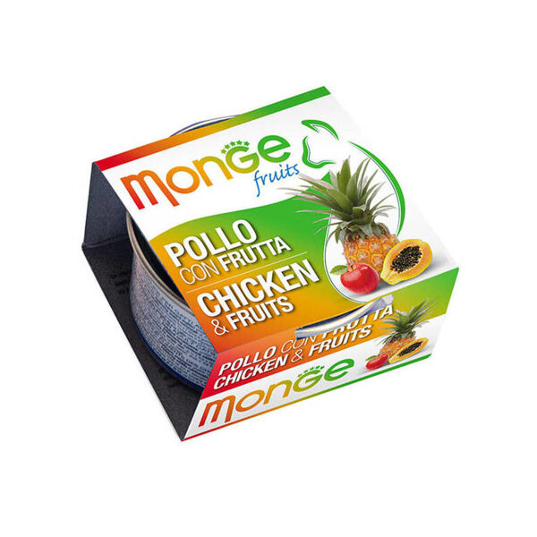 Monge Fruits Chicken & Fruits 80 g konservi kaķiem