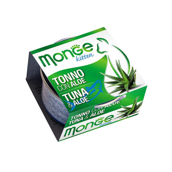Monge Fruits Tuna & Aloe Kitten 80 g konservi kaķiem