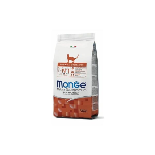MONGE Senior 0,4 kg barība kaķiem