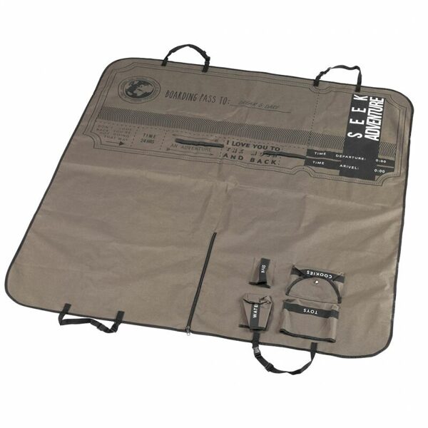 Car seat cover / boarding pass Taupe 150x145cm