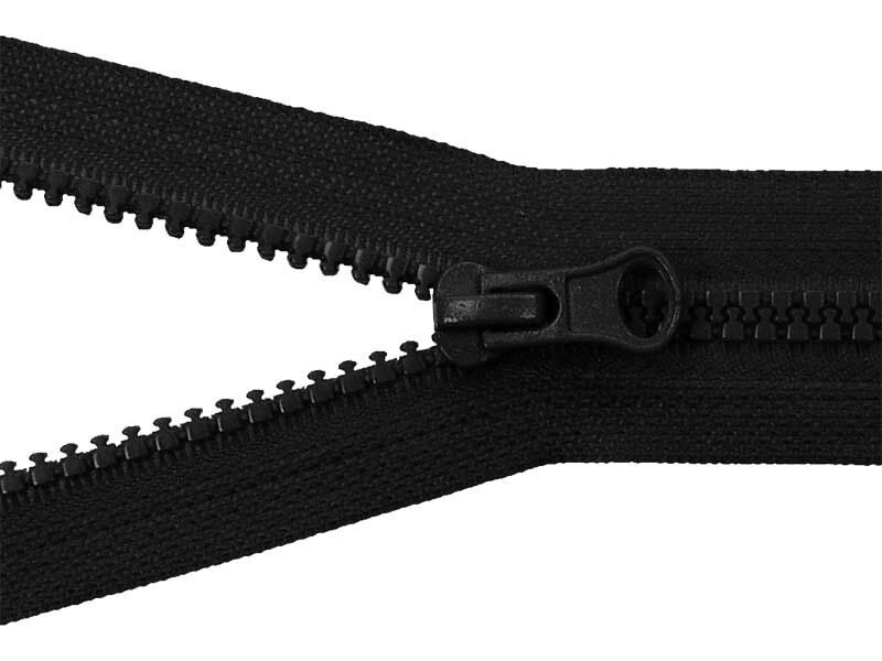 Poliestera rāvējslēdzējs #5 45 cm melna 100 gab.