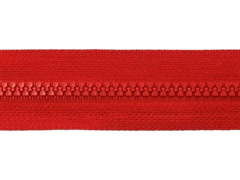 Poliestera rāvējslēdzējs #5 75 cm sarkana 100 gab.