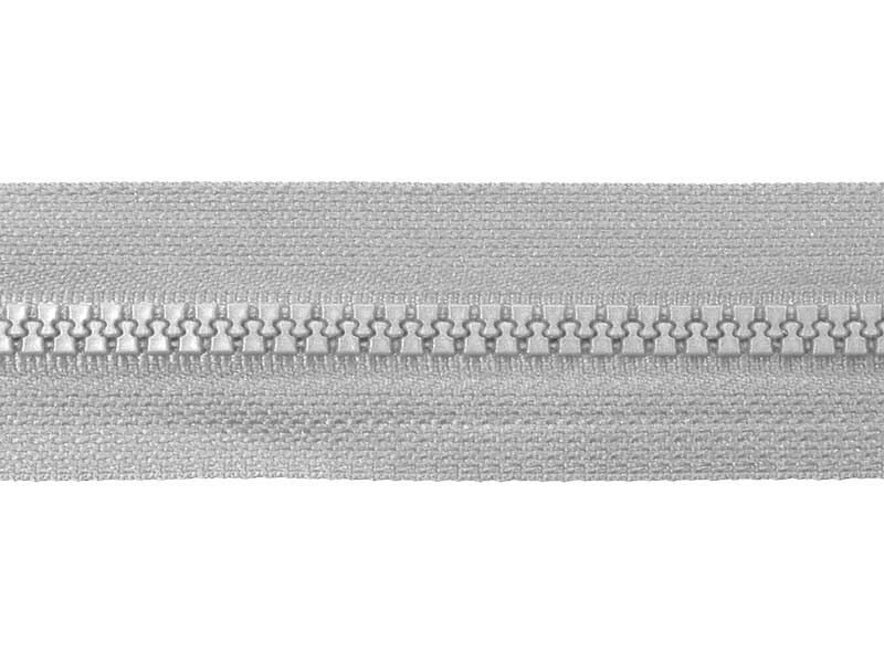 Poliestera rāvējslēdzējs #5 55 cm pelēka 100 gab.