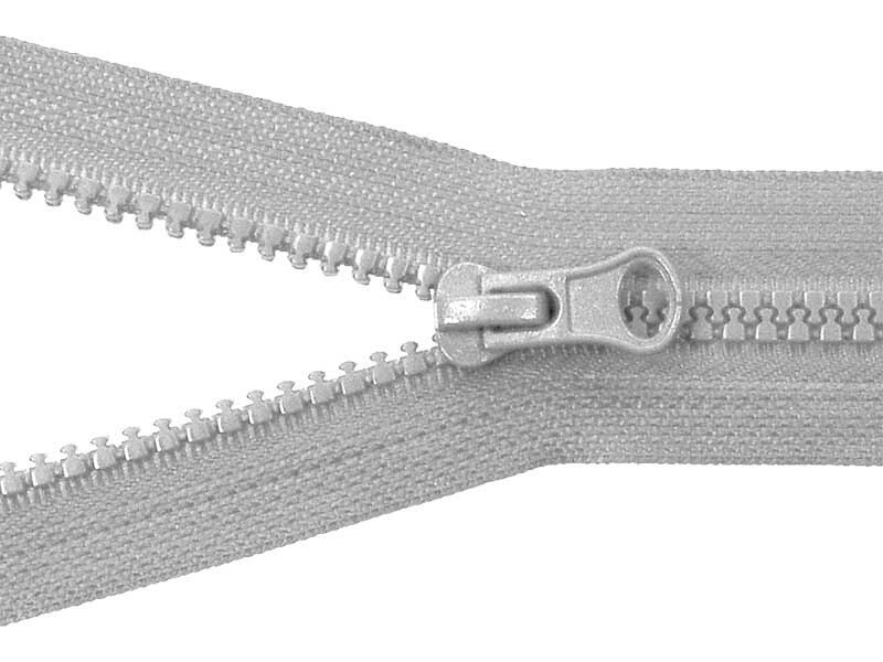 Poliestera rāvējslēdzējs #5 60 cm pelēka 100 gab.