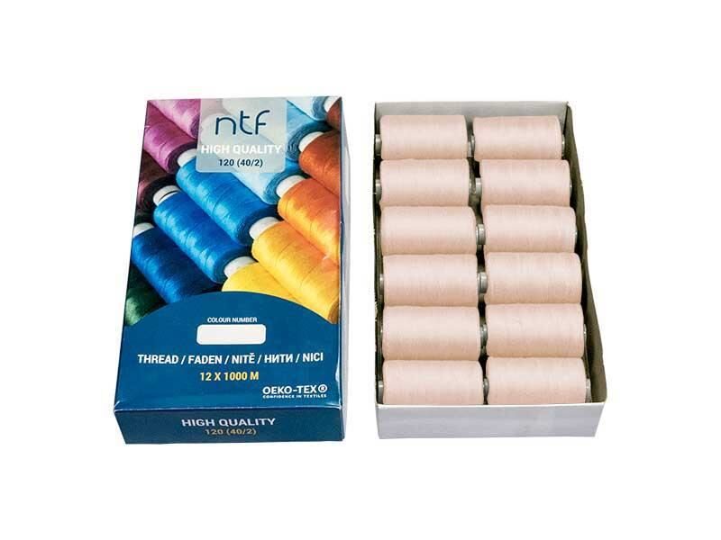 Diegi overlokam "Maigā roze" komplekts