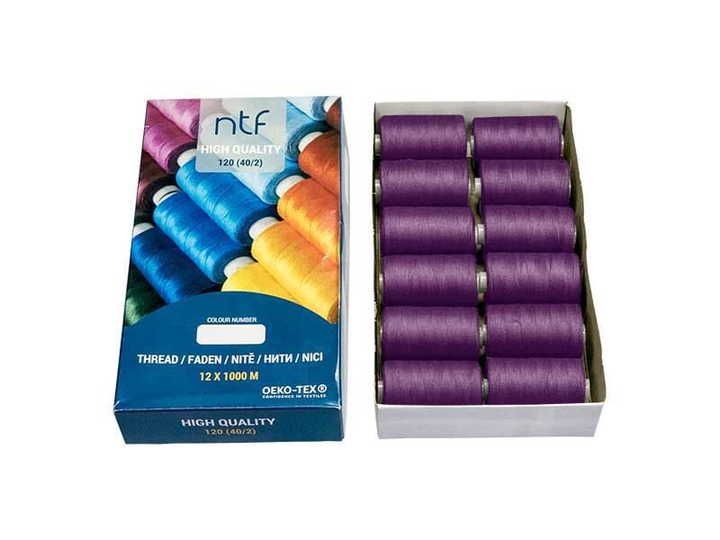 Diegi overlokam violeti komplekts