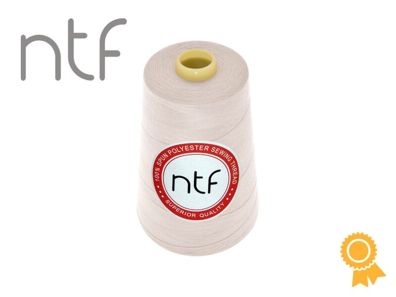 Poliestera diegs NTF 40/2 balts A501 5000yd